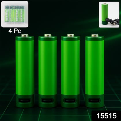 Rechargeable USB Lithium-ion Batteries (4 Pc)