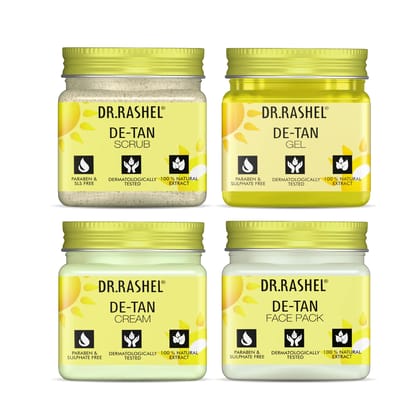 Detan Pack of 4 Mini Jar (180ml)