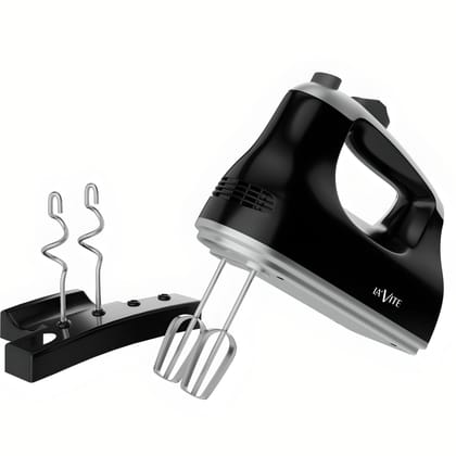 LA' FORTE Hand Mixer 300 W with Dough hook Beater hook and Mounting Bracket