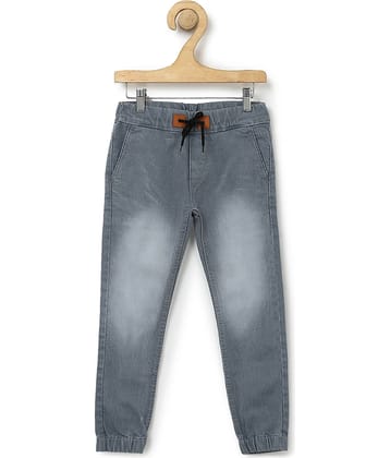 Urbano Juniors Pack of 1 Boys Cotton Blend Jeans ( Gray )