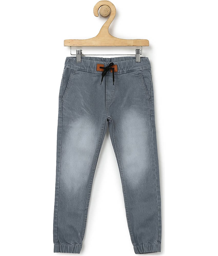 Urbano Juniors Pack of 1 Boys Cotton Blend Jeans ( Gray )