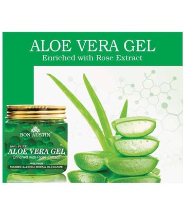 Bon Austin 100% Pure Aloe Vera Gel- Skin Moisturizer (Pack of 2)- 170 gm each