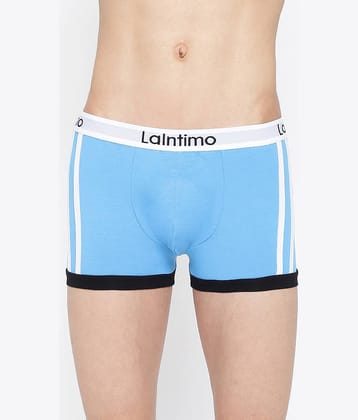 La Intimo Pack of 1 Cotton Trunks For Men's ( Yellow )