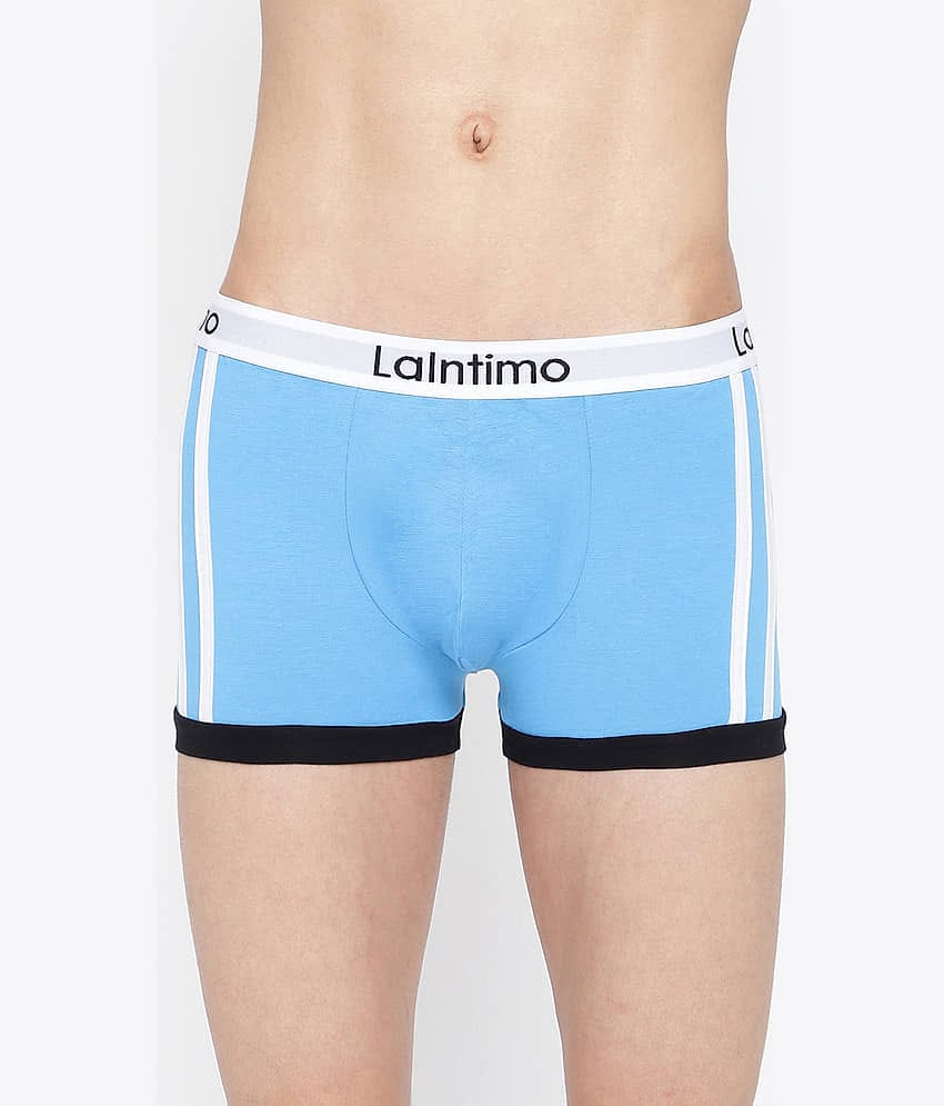 La Intimo Pack of 1 Cotton Trunks For Men's ( Yellow )