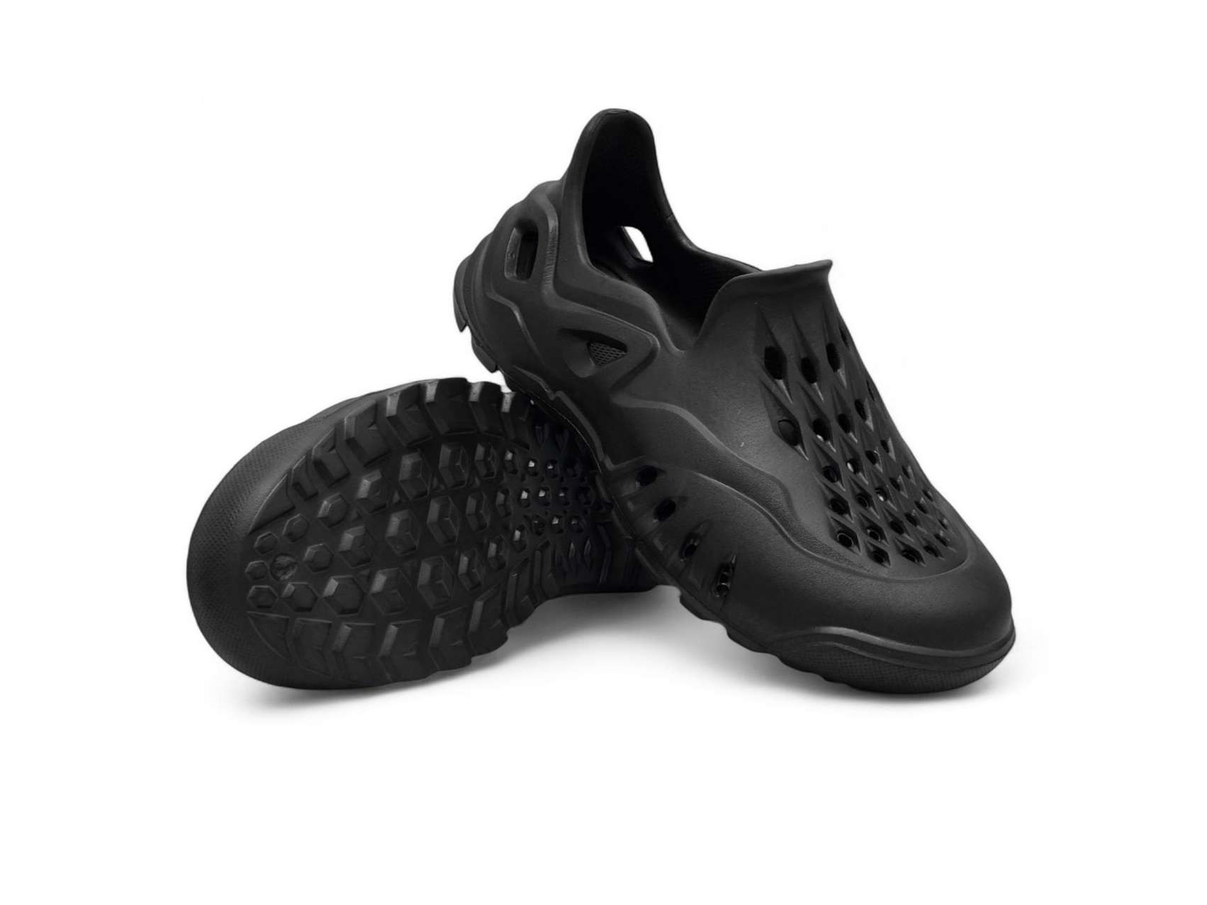 FEEL TIME Soft Clogs for Men - Black - UK 6