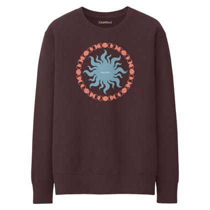 Ardhā * Printed Sweatshirt #7-XS