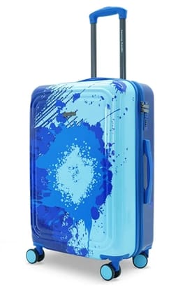 American Traveller TourisGlide Sport Luggage Trolley Bag Set of 3 (PC) Durable Hard Shell for Travel Suitcase with 360 Disk Wheels| TSA Type Lock| Heavy-Duty Lining| Football Splash ( Cabin )