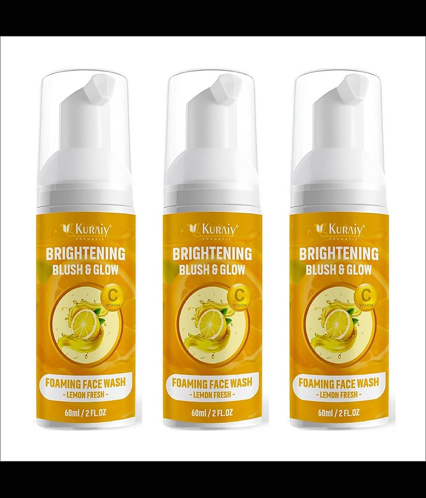 KURAIY Face Wash Cream With Natural Deep Moisturizing Face wash Tube pack of 2