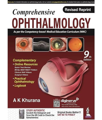 Comprehensive Ophthalmology With Ophthalmology Logbook Plus Practical Ophthalmology Paperback – 21 July 2023