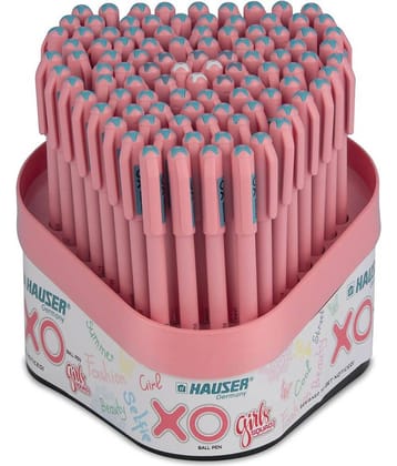 Hauser XO Girls Squad Ball Pen 100Pcs Stand