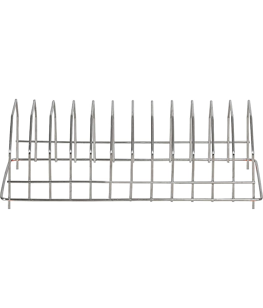 OC9 Silver Stainless Steel Dish Racks ( Pack of 1 )