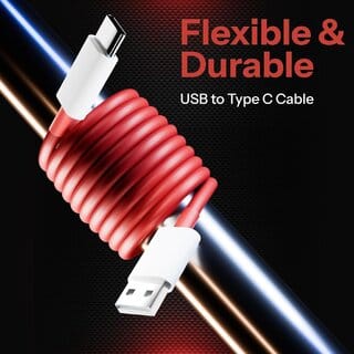 65W USB Type C Data Sync Fast Charging Cable Compatible For All Mobile Models Upto 65W