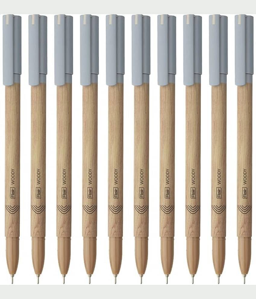 Flair Black Ball Pen ( Pack of 10 )