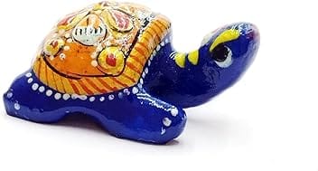REAL SEED Metal Small Turtle Toy, Kanha Ji Ke Khilona, Khilona Set for Laddu Gopal Play, Temple & Home Decoration Single Peice Size - 2 CMS Height