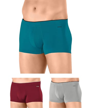 XYXX Pack of 3 Modal Trunks For Men's ( Multicolor )