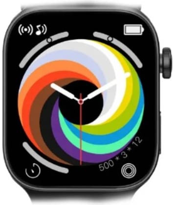 Samsurthi Electronics AMOLED BT Calling Leather Upto 5-10 days Smart Watch Black