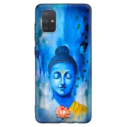 Beautiful Buddha  Samsung A71 Premium Embossed Mobile cover