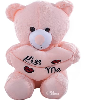 Kiss Me Stuffed Cute & Soft Teddy Bear  Some One Special Toys | Light Pink