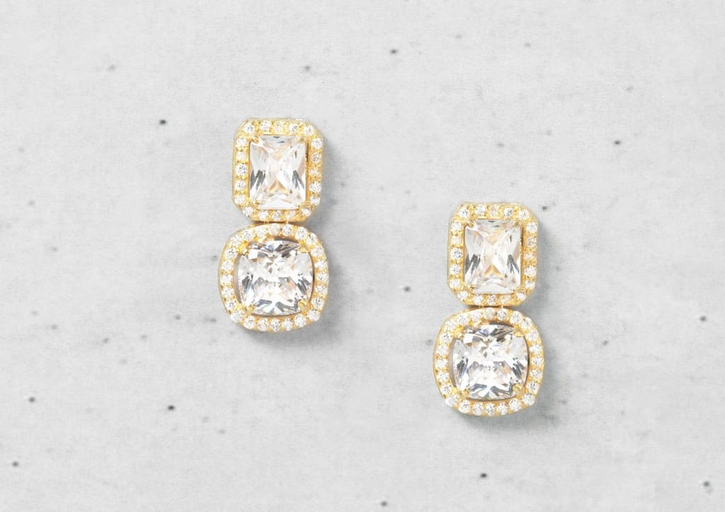 Tandem Solitaire Earrings