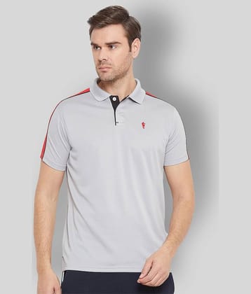 EPPE - Light Grey Polyester Regular Fit Men's Sports Polo T-Shirt ( Pack of 1 )