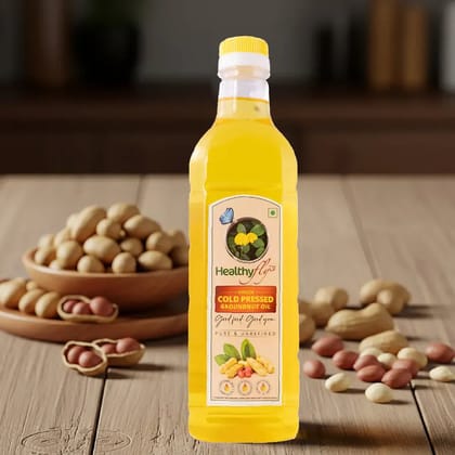 Groundnut Oil (100% Wood Pressed)