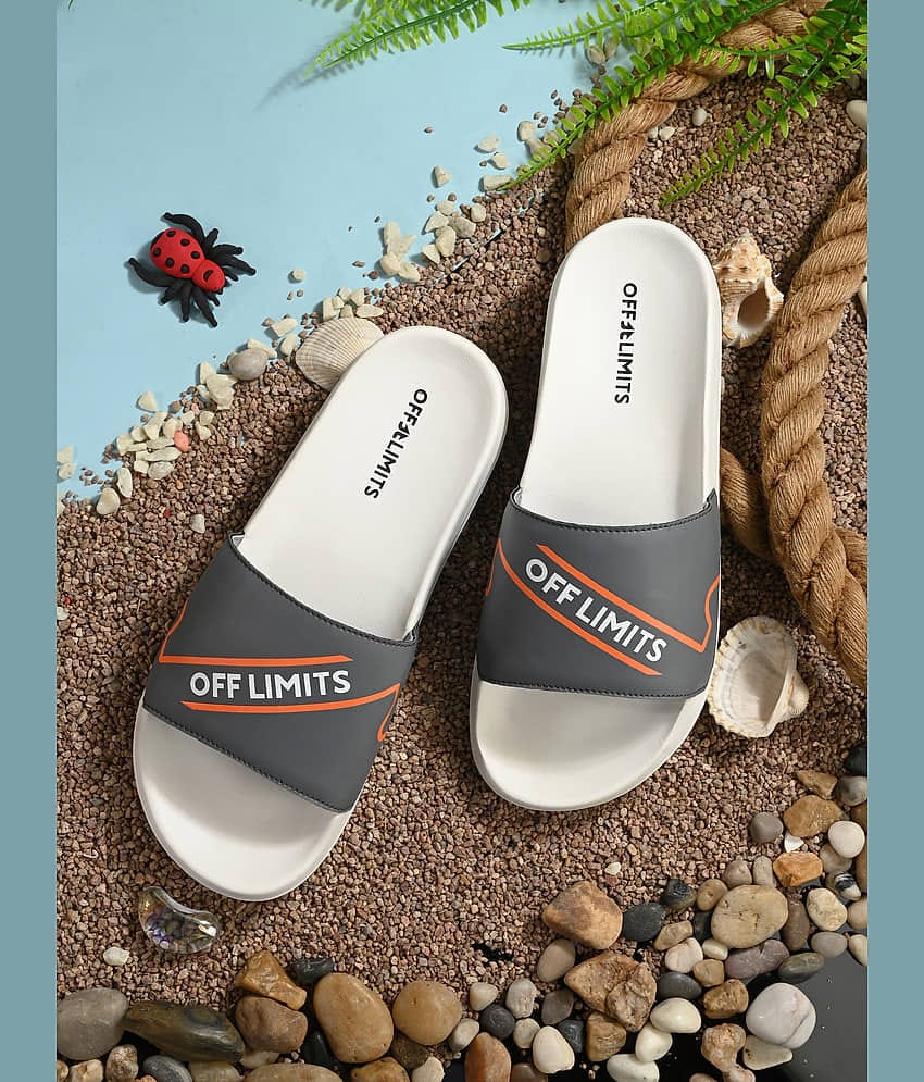 OFF LIMITS Dark Grey Men's Slide Flip Flop