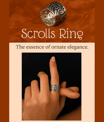Darshini Designs Silver Rings ( Pack of 1 )