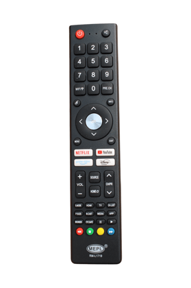 V3Deals Compatible BPL/China/Chinese Assembled Smart Led/LCD TV Remote Control with Netflix, Prime Video & Hotstar Hotkeys - Please Match The Image with Your Old Remote (BPL L1719)