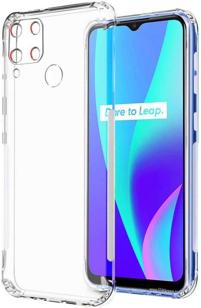 PLUGTECH TPU Ultra Hybrid Clear Camera Protection Back Cover Case for Realme C15