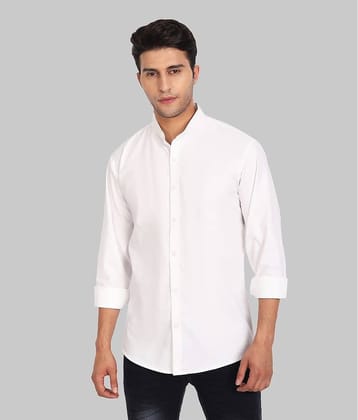 Vida Loca - White 100% Cotton Slim Fit Men's Casual Shirt ( Pack of 1 )
