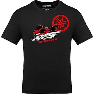 Fastbend Mens Black Printed Cotton Blend Round Neck T-Shirt