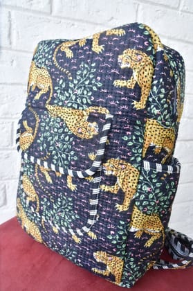 Black Leopard Print Backpack: Durable & Stylish Black Leopard Print Backpack: Durable & Stylish