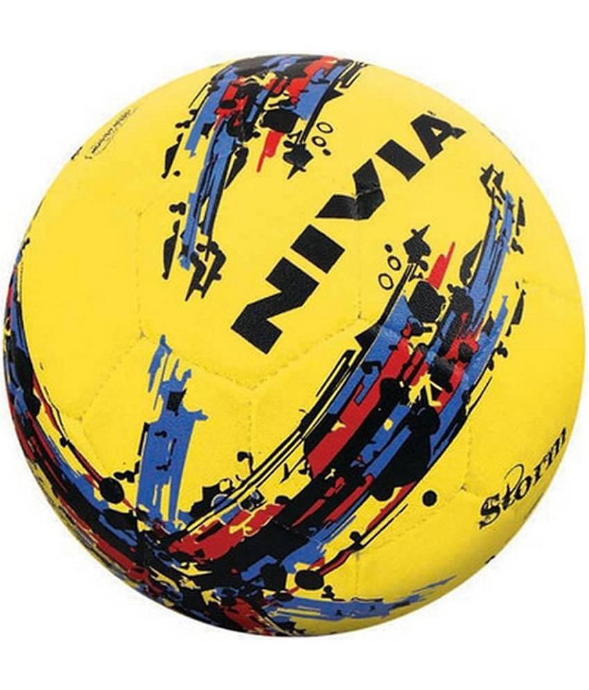Nivia Storm Yellow Football Size- 5