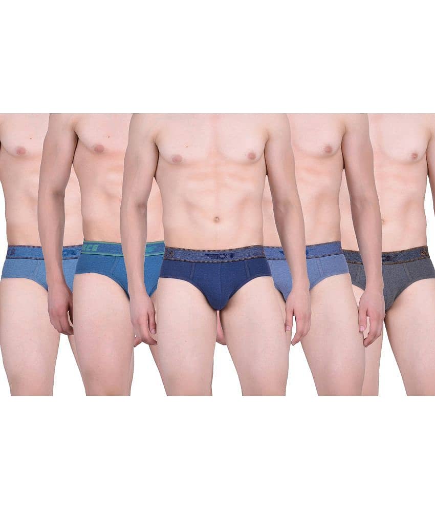 Force NXT - Multicolor Cotton Men's Briefs ( Pack Of 5 )