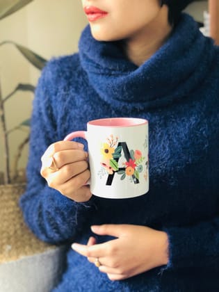 Personalized Initial Mugs - Sister Special Gift Set-A