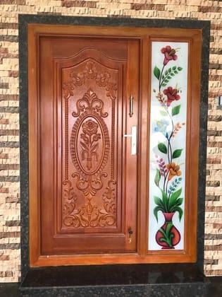 Elegant Wooden Main Door for Home