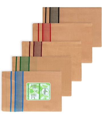 Feather Green - Multicolor Cotton Men's Dhoti ( Pack of 5 )