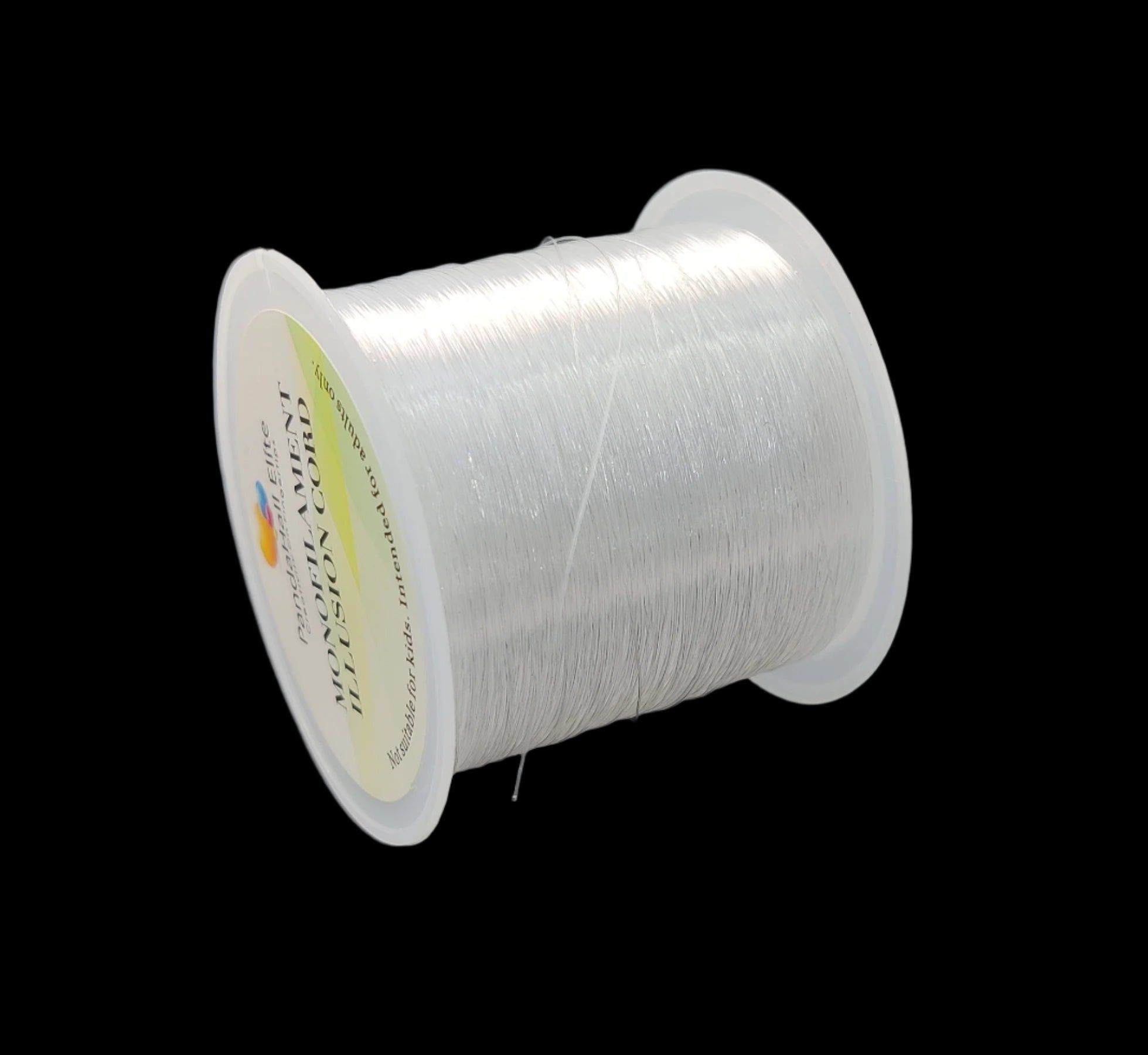Invisible Nylon Wires 0.2 MM (1 Roll, 125+ Meters) String Cords Threads For Bracelet Jewellery Making DIY Crafts Fishing Line-1 Roll (125 Meters)