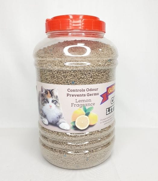 Glenand Cat Litter Jar 5kg Lemon