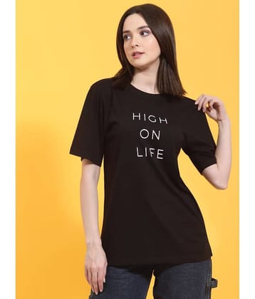 Rigo Women's Cotton Regular Top ( Black )