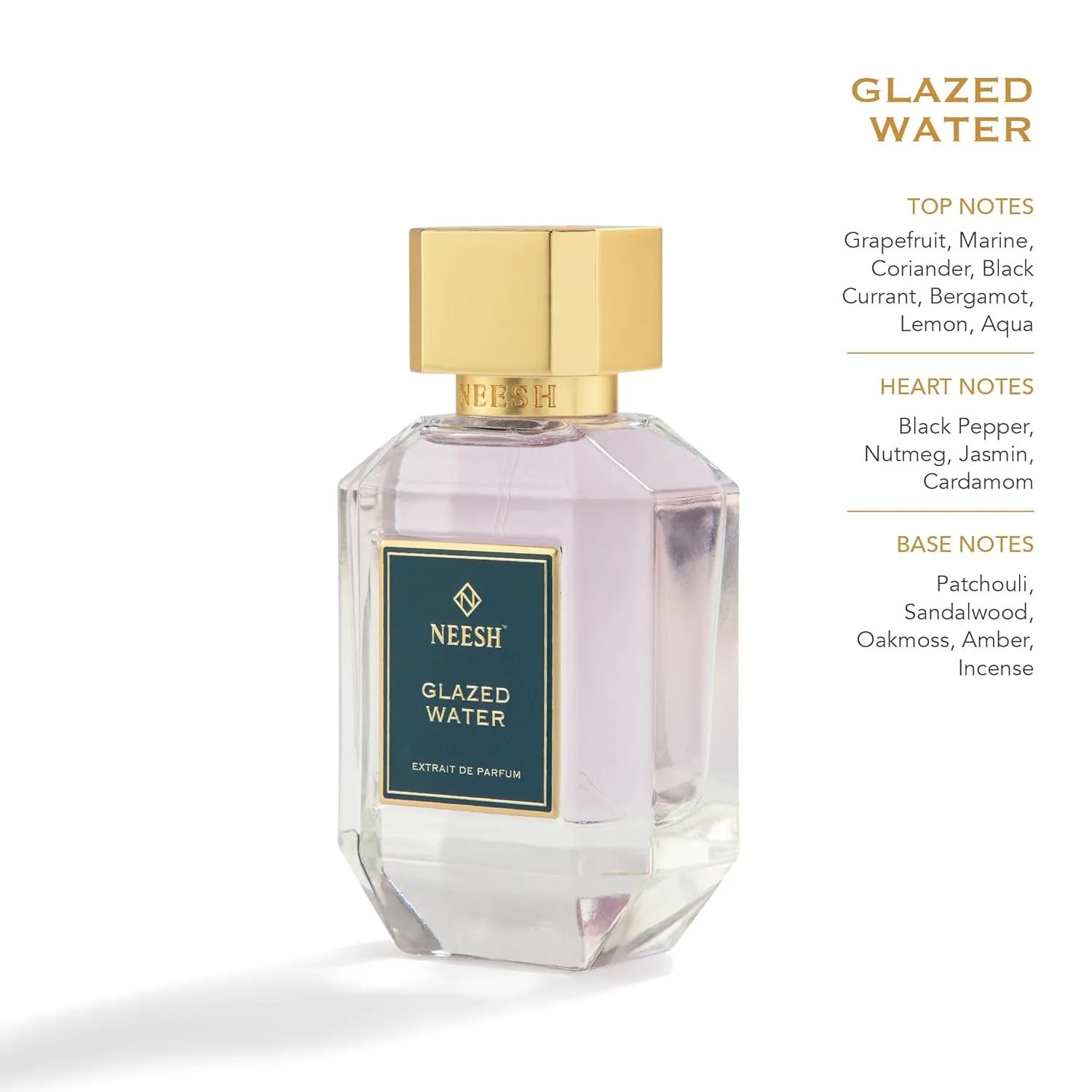 Neesh Luxury Glazed Water Men Extrait de Perfum Perfume 50 Ml