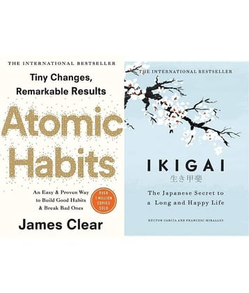 Ikigai and Atomic Habits Combo (Set of 2)- Paperback