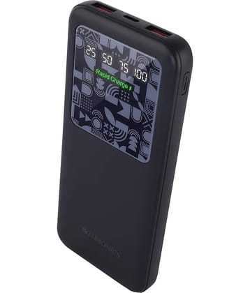 Zebronics 10000 -mAh 5V/3A Li-Polymer Power Bank