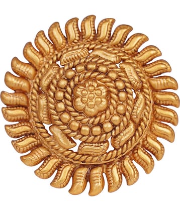 Latest Matte Gold Plated Floral Finger Ring for Women and Girls.