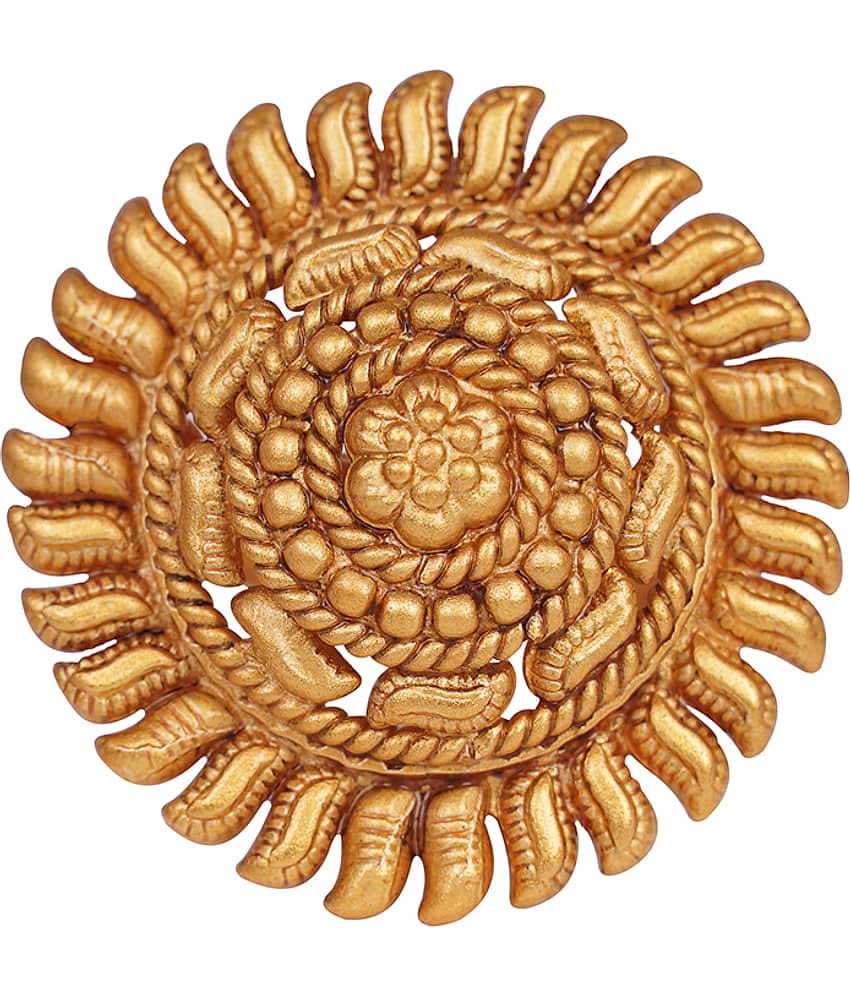 Latest Matte Gold Plated Floral Finger Ring for Women and Girls.