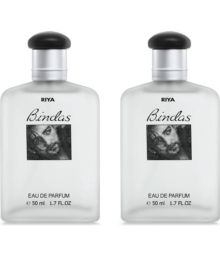 Riya Bindas 50ml Each Eau De Parfum (EDP) For Men 100 ( Pack of 2 )
