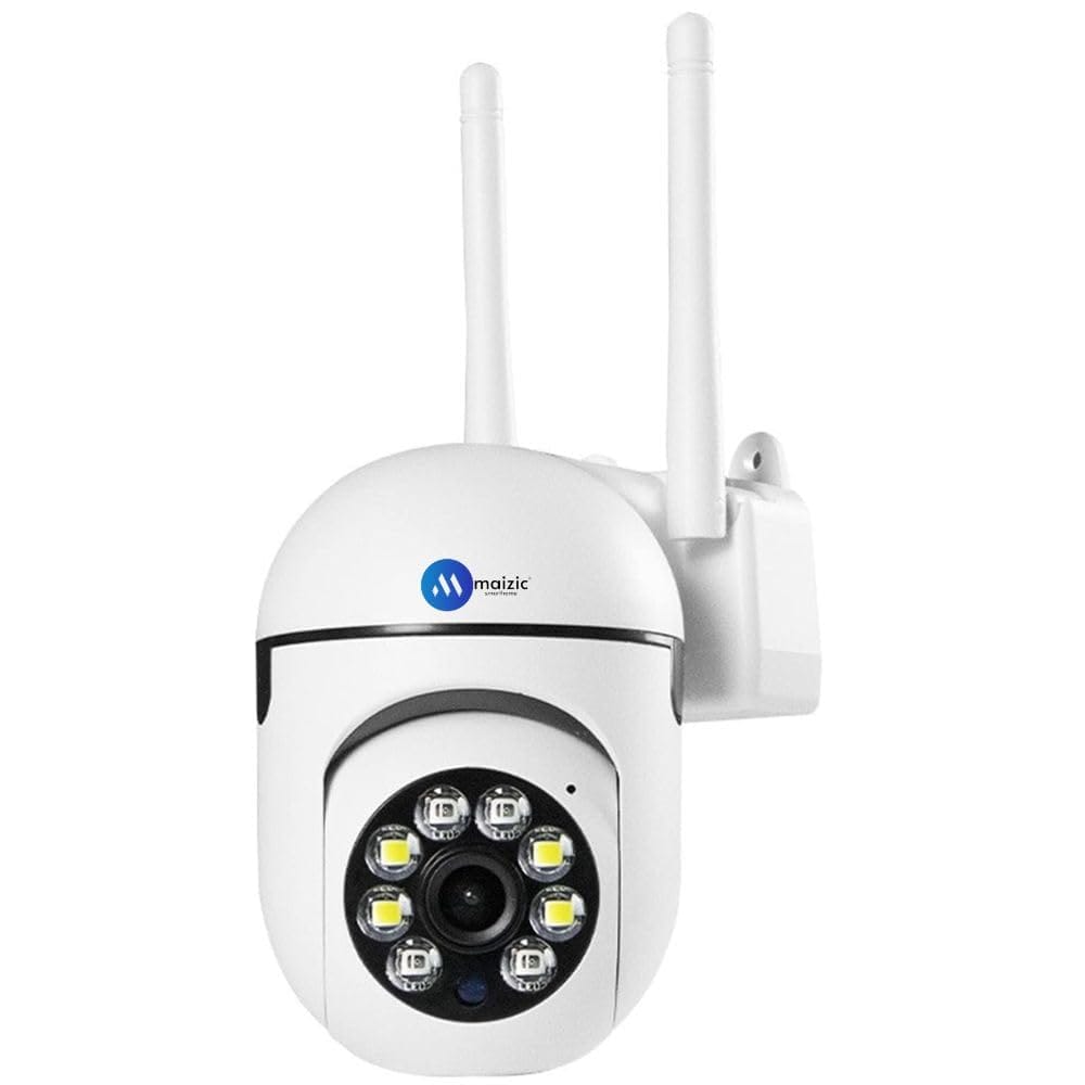 Renewed Maizic Smarthome 3 MP FHD WiFi Indoor Mini Fox Ptz Security Camera with Color Night Vision, 360° Ptz Rotation, Motion Tracking, Two Way Audio and Multi Users View