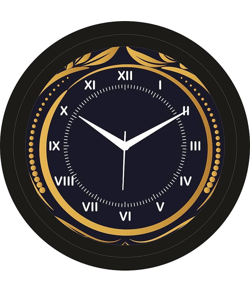 Trendy Homes Circular Analog Wall Clock