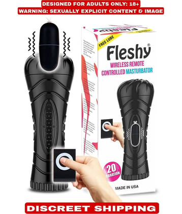 KAMAHOUSE PREMIUM QUALITY FLASHLIGHT SHAPE WIRELESS REMOTE CONTROLLED VIBRATING MASTURBATOR FOR MEN