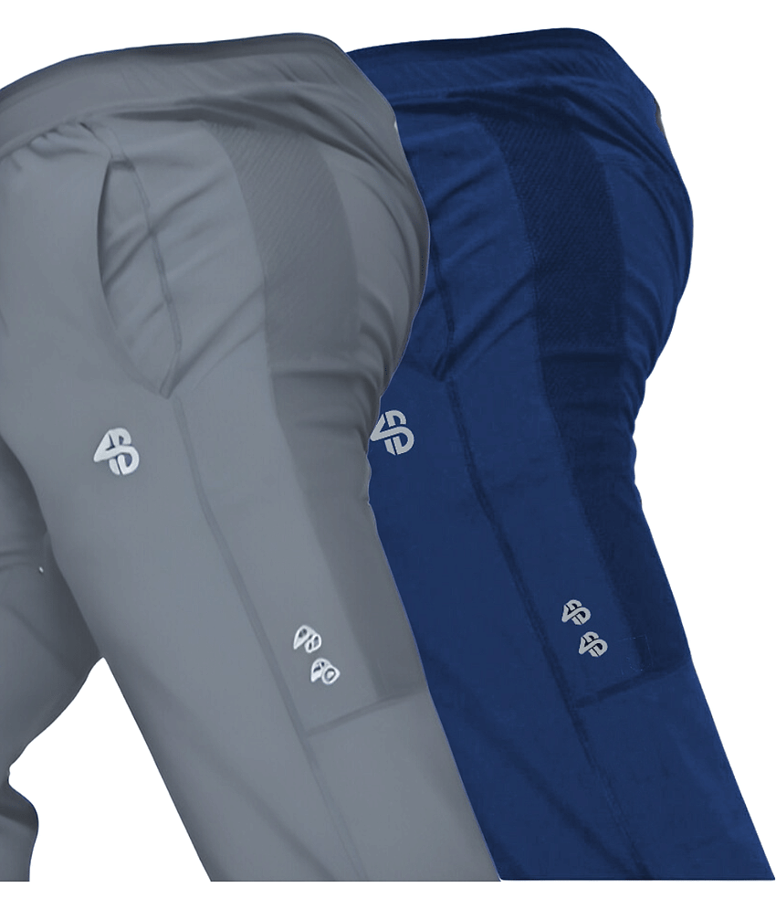 Forbro Blue Polyester Men's Trackpants ( Pack of 2 )